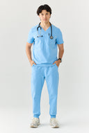 Men's One Pocket Scrub Top