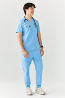 Men's One Pocket Scrub Top
