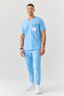 Men's Raglan Scrub Top