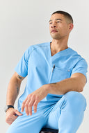 Men's Raglan Scrub Top