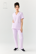 Relaxed 2-Pocket Scrub Top