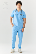 Men's One Pocket Scrub Top