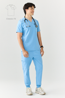 Men's One Pocket Scrub Top