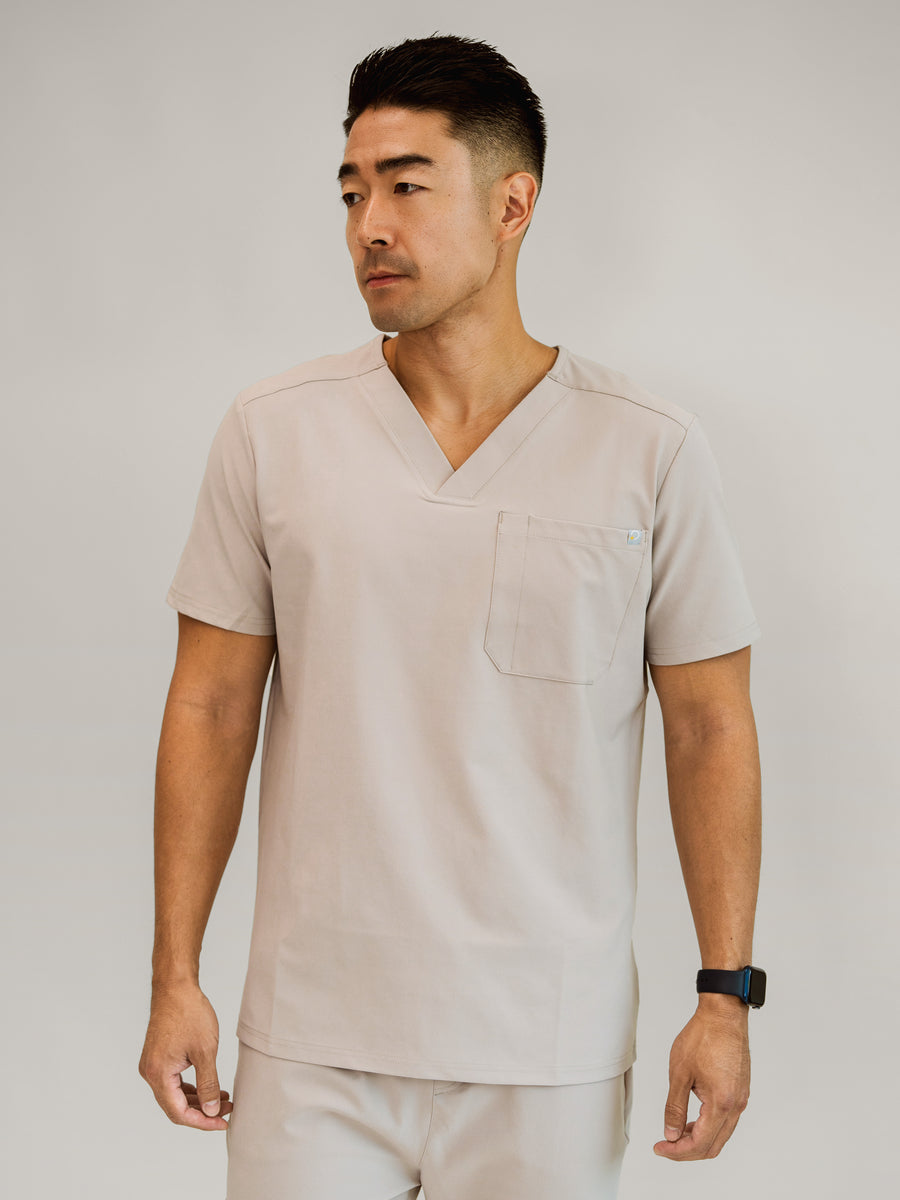 Men's One Pocket Scrub Top