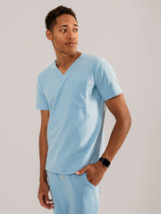 Men's One Pocket Scrub Top