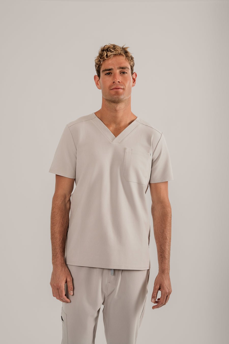 Men's One Pocket Scrub Top