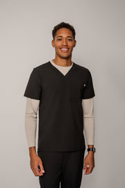 Men's One Pocket Scrub Top