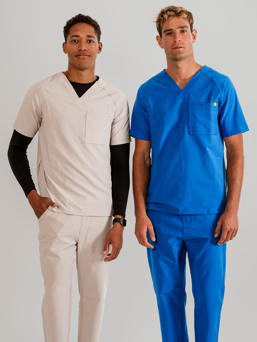 Men's Raglan Scrub Top