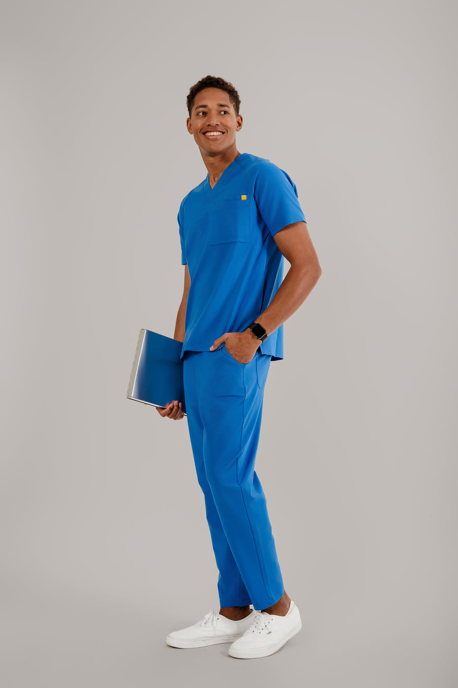 Men's Raglan Scrub Top