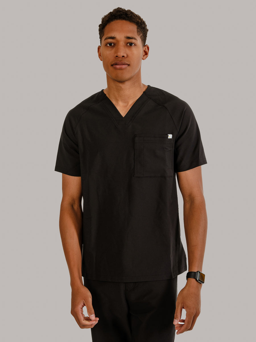 Men's Raglan Scrub Top